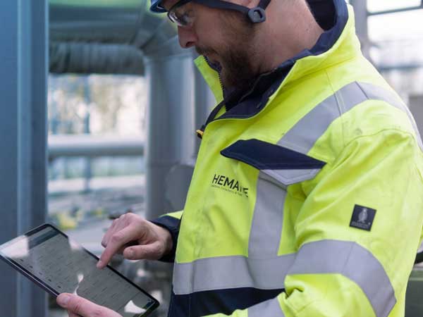 DRIVE NDT on the tablet